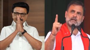 MK Stalin and Rahul Gandhi.